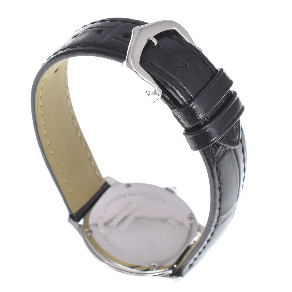 with paper CARTIER Ronde Must de Cartier WSRN0032 Silver Dial Quartz Men's
 Watch L#151024