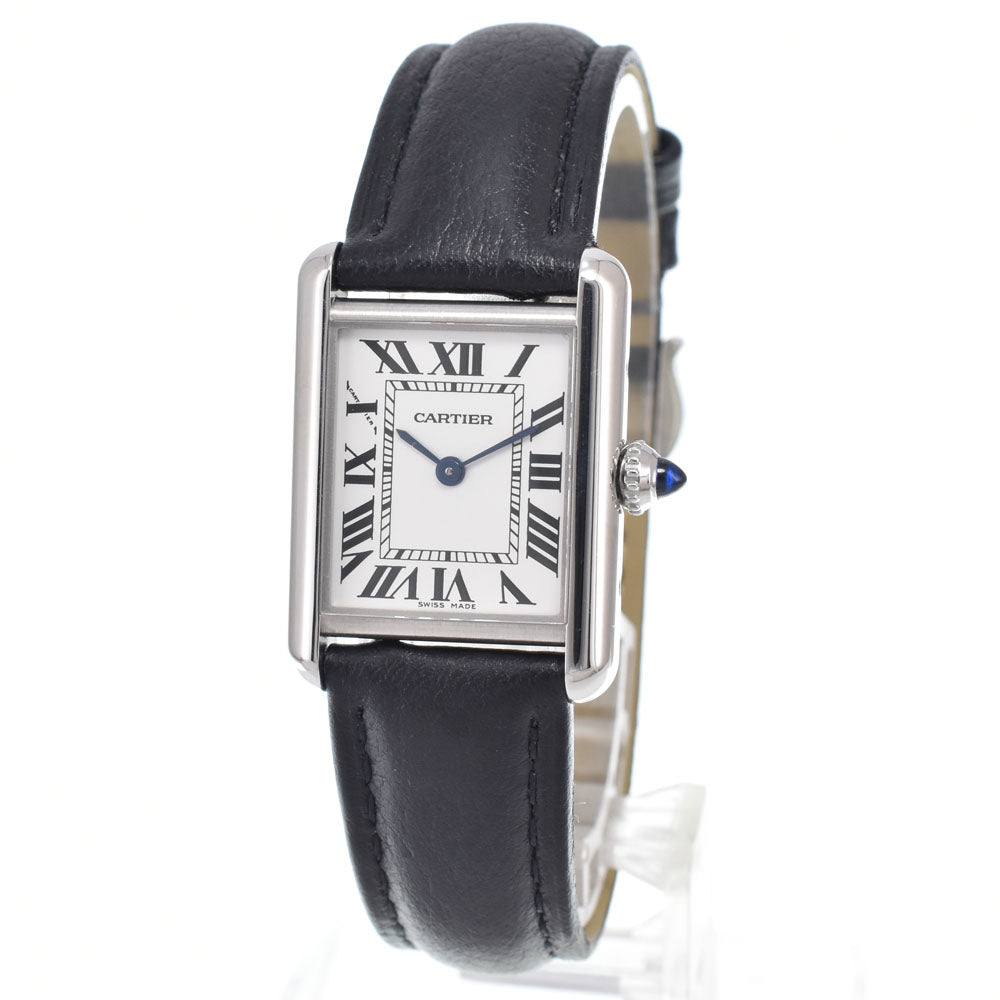 with paper CARTIER tank mast WSTA0135 Silver Dial Quartz Ladies
 Watch M#151025