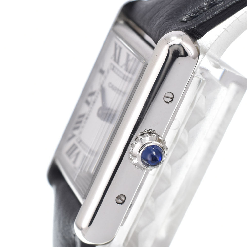 with paper CARTIER tank mast WSTA0135 Silver Dial Quartz Ladies
 Watch M#151025