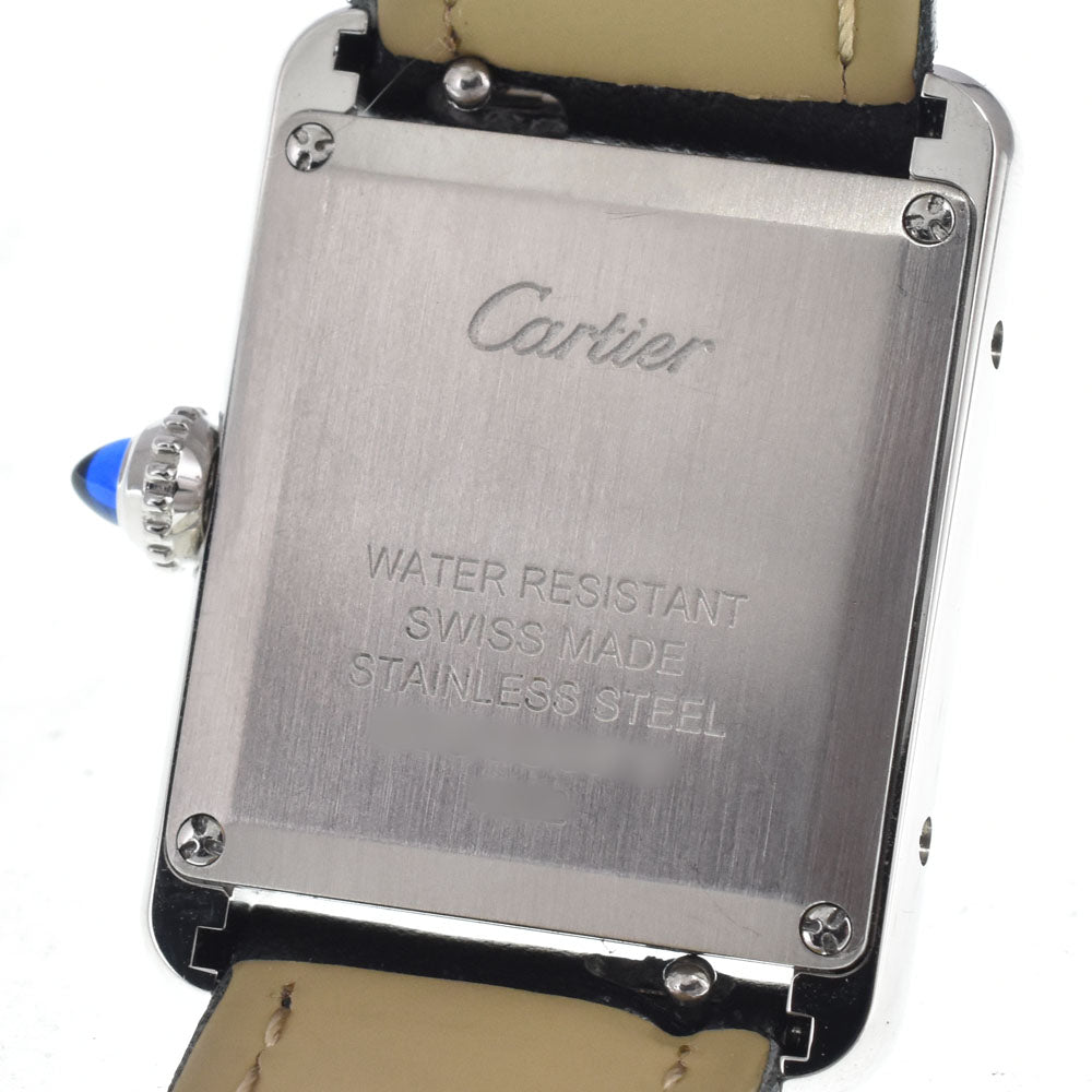 with paper CARTIER tank mast WSTA0135 Silver Dial Quartz Ladies
 Watch M#151025