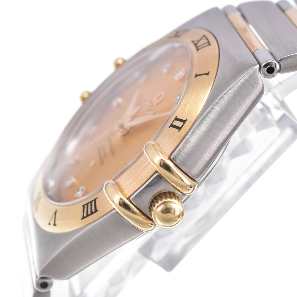 with paper OMEGA Constellation CO-AXIAL 111.20.36.20.58.001 11P Diamond gold Dial Automatic Men's
 Watch L#151028