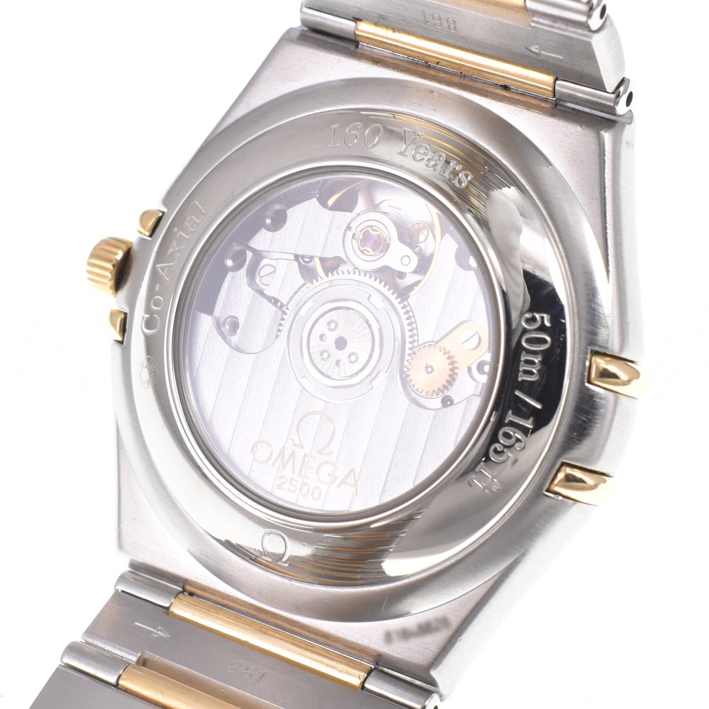 with paper OMEGA Constellation CO-AXIAL 111.20.36.20.58.001 11P Diamond gold Dial Automatic Men's
 Watch L#151028