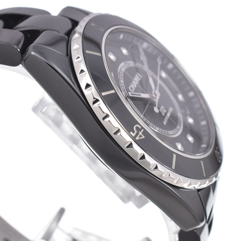 CHANEL J12 1.5" H5702 12P diamond black Dial Automatic Men's
 Watch M#151031
