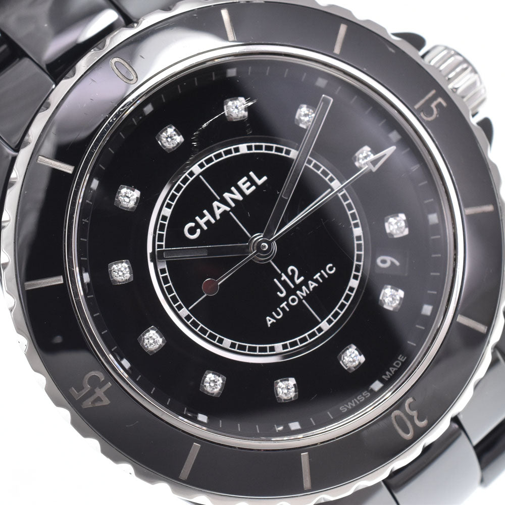 CHANEL J12 1.5" H5702 12P diamond black Dial Automatic Men's
 Watch M#151031