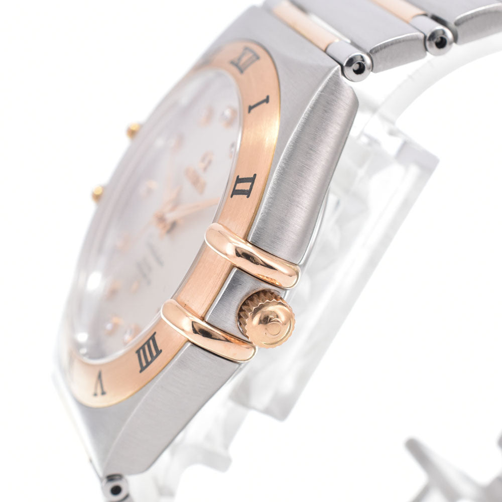 with paper OMEGA Constellation 111.20.36.20.52.001 11P Diamond Silver Dial Automatic Men's
 Watch M#151036