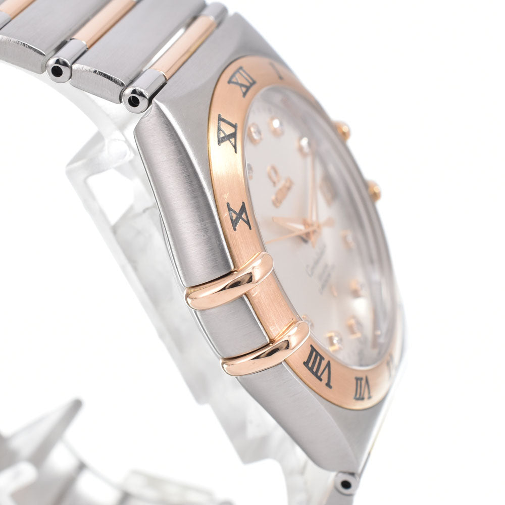 with paper OMEGA Constellation 111.20.36.20.52.001 11P Diamond Silver Dial Automatic Men's
 Watch M#151036