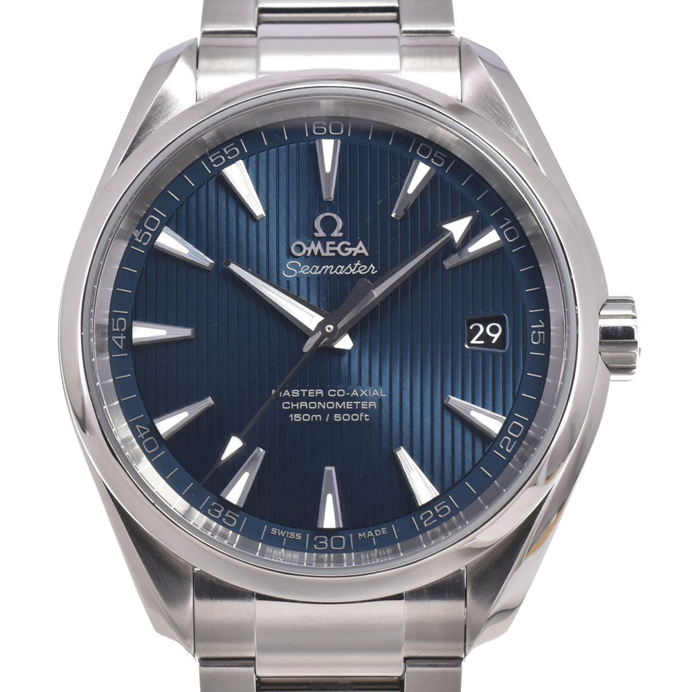 with paper OMEGA Seamaster Aqua Terra 231.10.42.21.03.003 Date blue Dial Automatic Men's
 Watch L#151037
