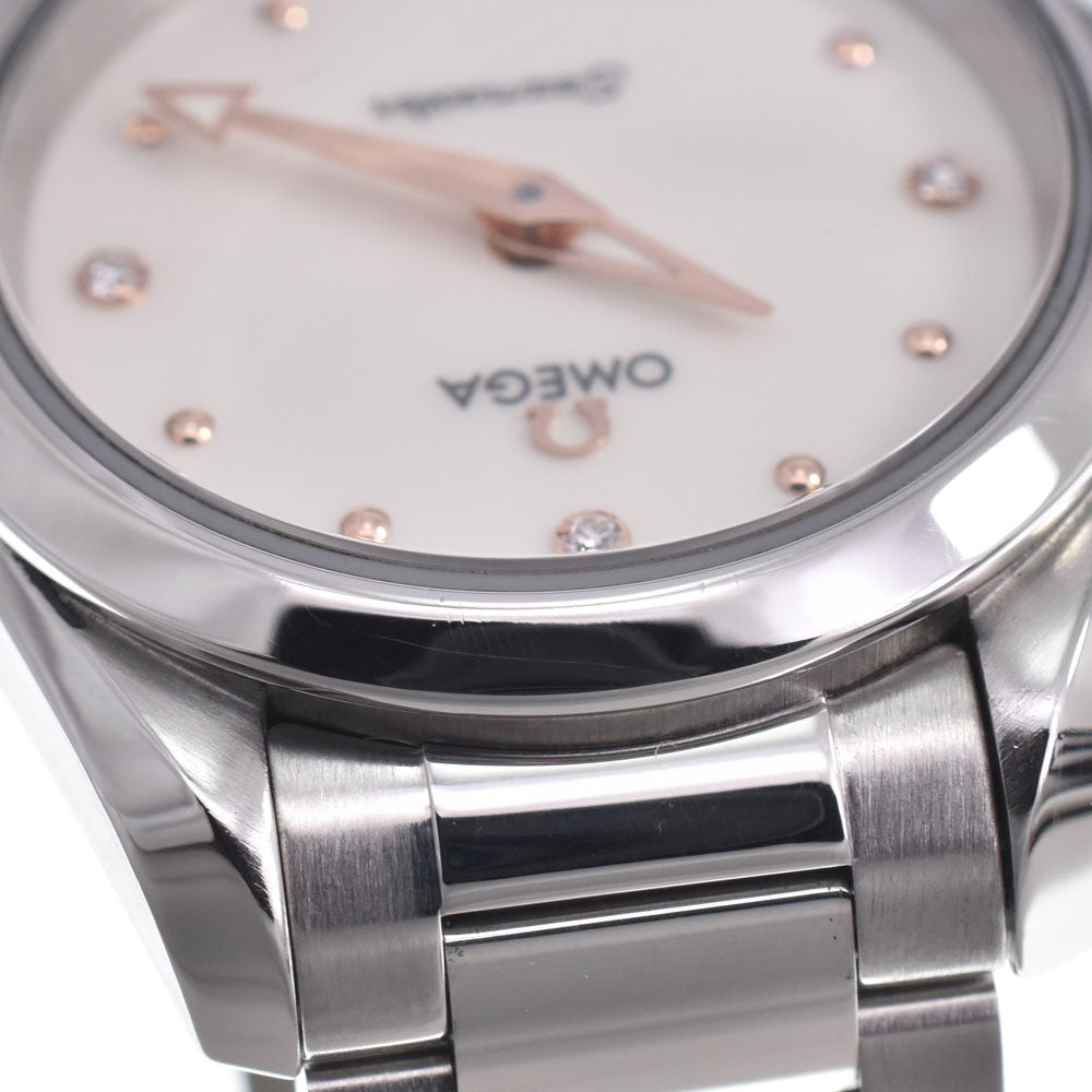 with paper OMEGA Seamaster Aqua Terra 220.10.28.60.54.001 white Dial Quartz Ladies
 Watch N#151046