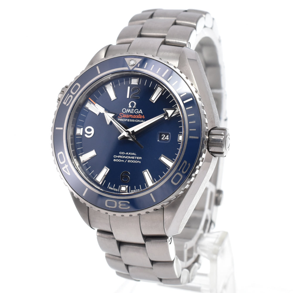 with paper OMEGA Seamaster Planet Ocean 600 232.90.38.20.03.001 blue Dial Automatic Unisex
 Watch L#151047