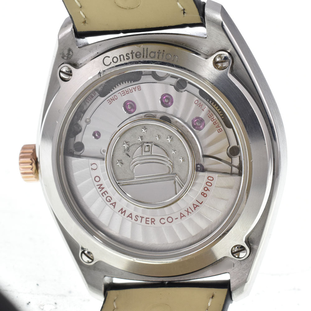 with paper OMEGA Constellation Globemaster 130.23.39.21.03.001 CO-AXIAL blue Dial Automatic Men's
 Watch N#151048
