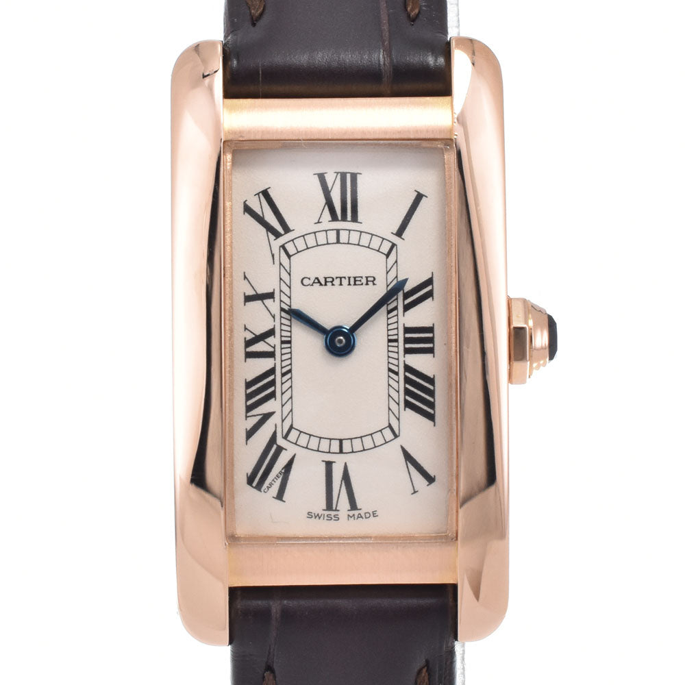 with paper CARTIER Tank American SM W2607456 Silver Dial Quartz Ladies
 Watch M#151054