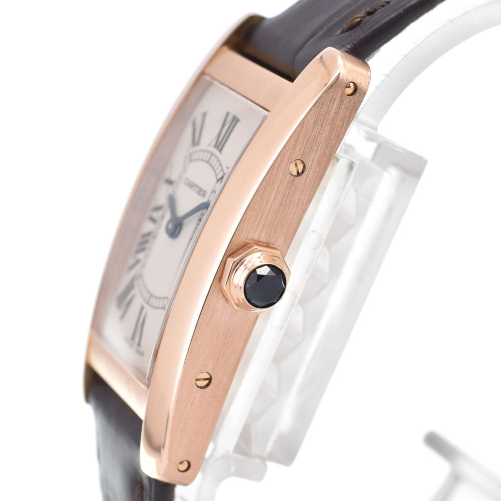 with paper CARTIER Tank American SM W2607456 Silver Dial Quartz Ladies
 Watch M#151054