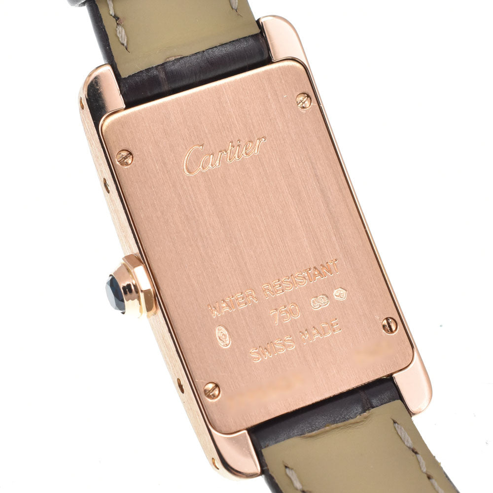 with paper CARTIER Tank American SM W2607456 Silver Dial Quartz Ladies
 Watch M#151054