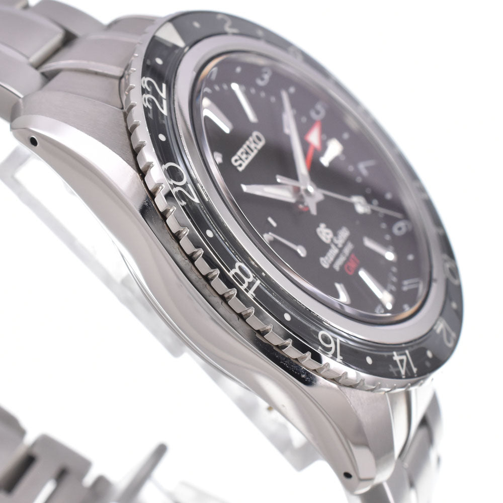 with paper SEIKO Grand Seiko SBGE001/9R66-0AA0 black Dial Spring drive Men's
 Watch M#151055