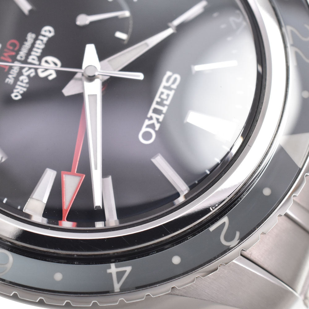 with paper SEIKO Grand Seiko SBGE001/9R66-0AA0 black Dial Spring drive Men's
 Watch M#151055