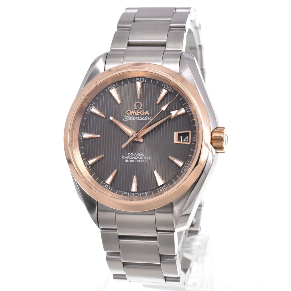 with paper OMEGA Seamaster Aqua Terra 120m 231.20.39.21.06.003 Date gray Dial Automatic Men's
 Watch L#151059