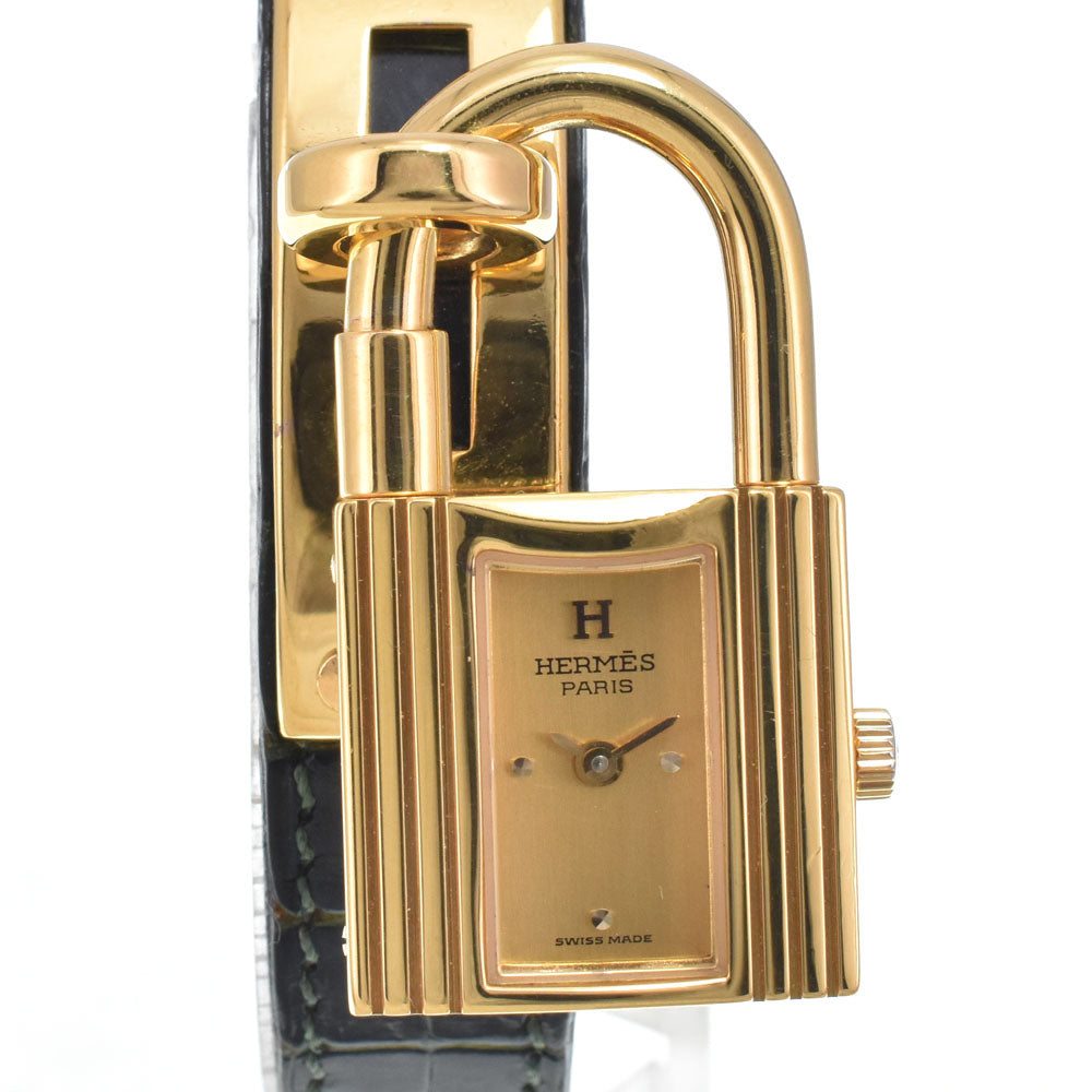 HERMES Kelly watch KE1.201 gold Dial Quartz Ladies
 Watch O#151066