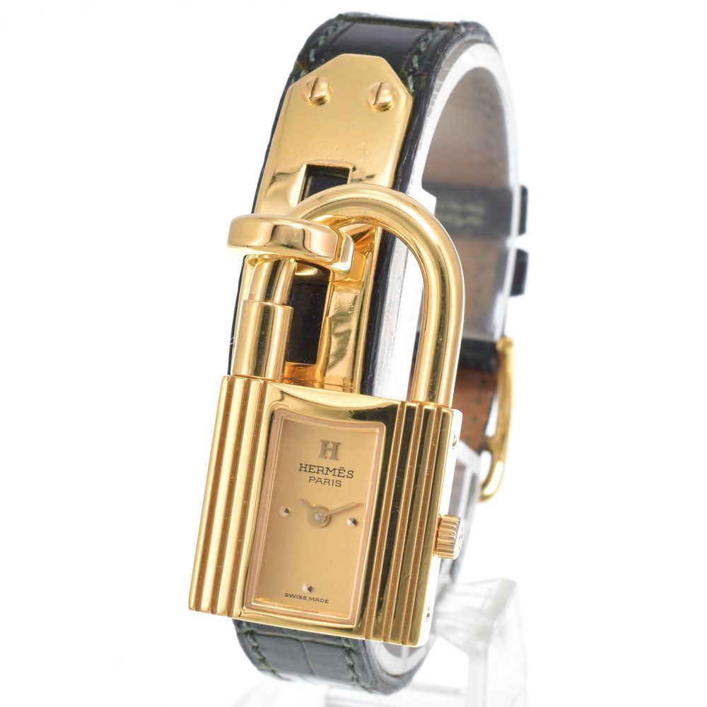 HERMES Kelly watch KE1.201 gold Dial Quartz Ladies
 Watch O#151066
