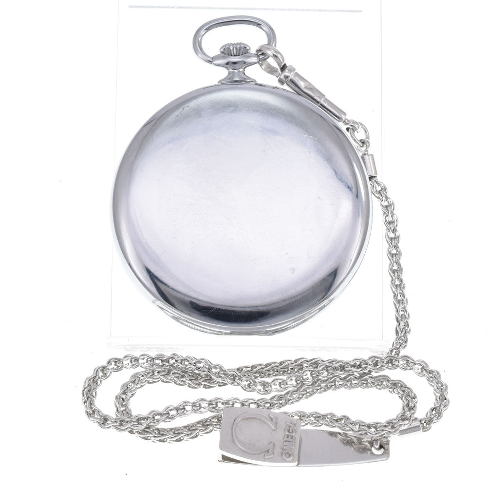 OMEGA Ref.121.1740 vintage Small second white Dial Hand Winding Men's
 Pocket watch O#151069