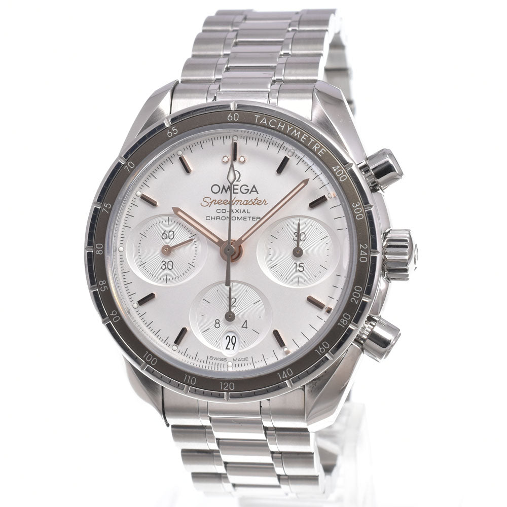 with paper OMEGA Speedmaster 324.30.38.50.02.001 Chronograph Silver Dial Automatic Men's
 Watch L#151072
