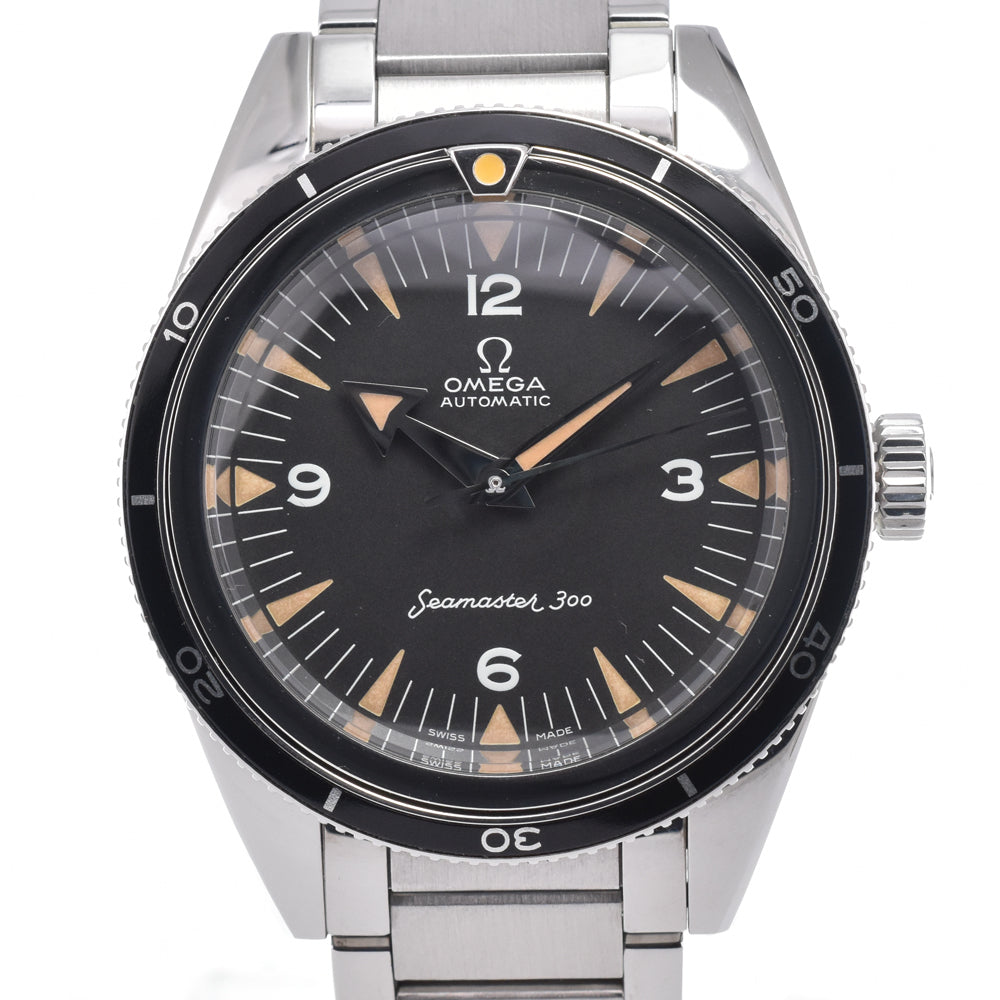 with paper OMEGA Seamaster300 234.10.39.20.01.001 black Dial Automatic Men's
 Watch L#151073