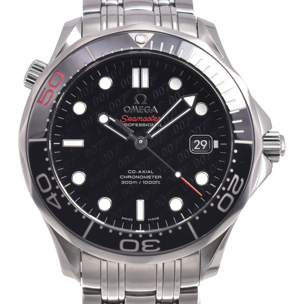 with paper OMEGA Seamaster 212.30.41.20.01.005 Limited edition model commemorating the 50th anniversary of the Bond films black Dial Automatic Men's
 Watch L#151074