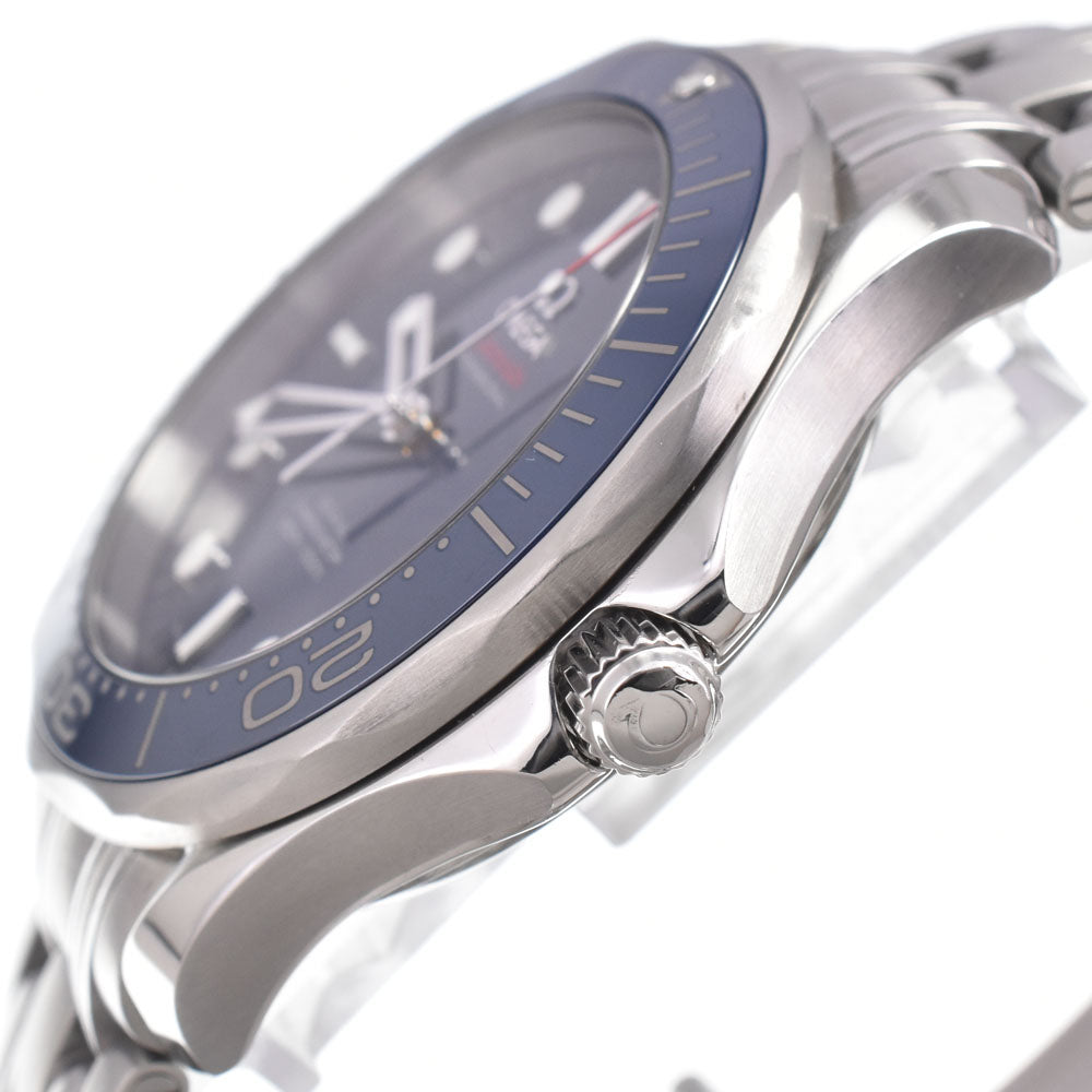 with paper OMEGA Seamaster Diver 300m 212.30.41.20.03.001 CO-AXIAL Chronometer blue Dial Automatic Men's
 Watch L#151075