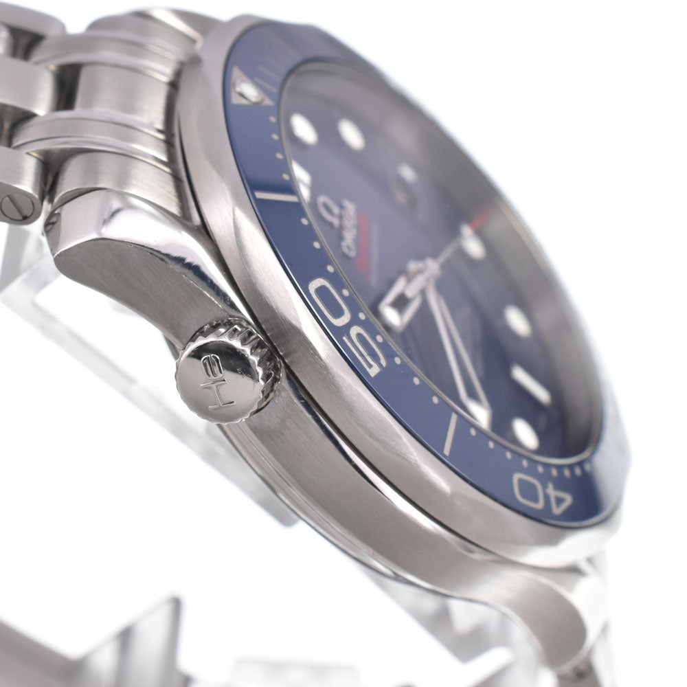 with paper OMEGA Seamaster Diver 300m 212.30.41.20.03.001 CO-AXIAL Chronometer blue Dial Automatic Men's
 Watch L#151075