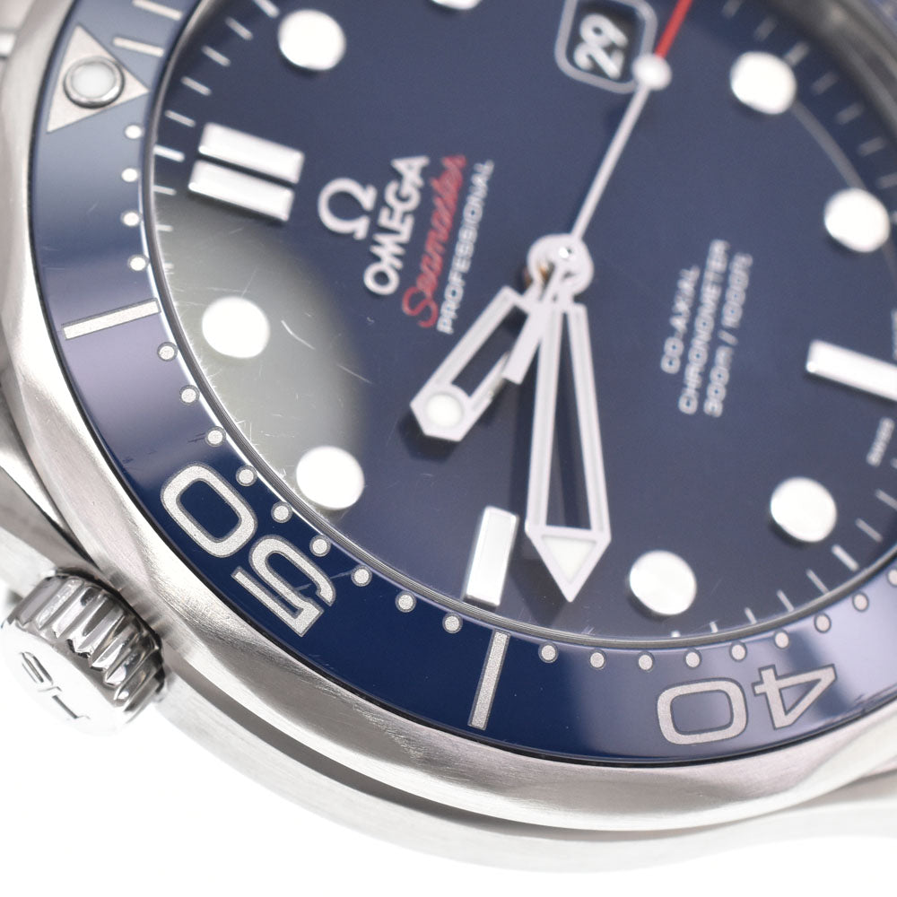 with paper OMEGA Seamaster Diver 300m 212.30.41.20.03.001 CO-AXIAL Chronometer blue Dial Automatic Men's
 Watch L#151075