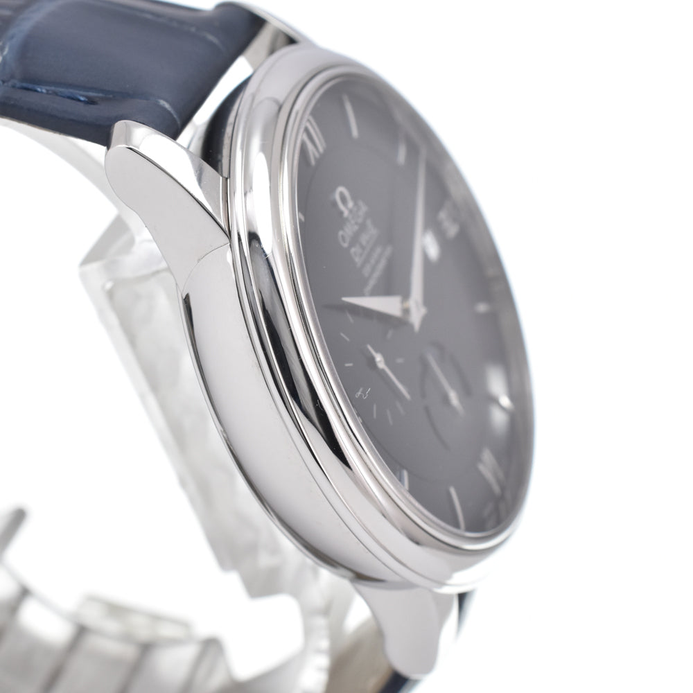 with paper OMEGA De Ville 424.13.40.21.03.001 blue Dial Automatic Men's
 Watch L#151076