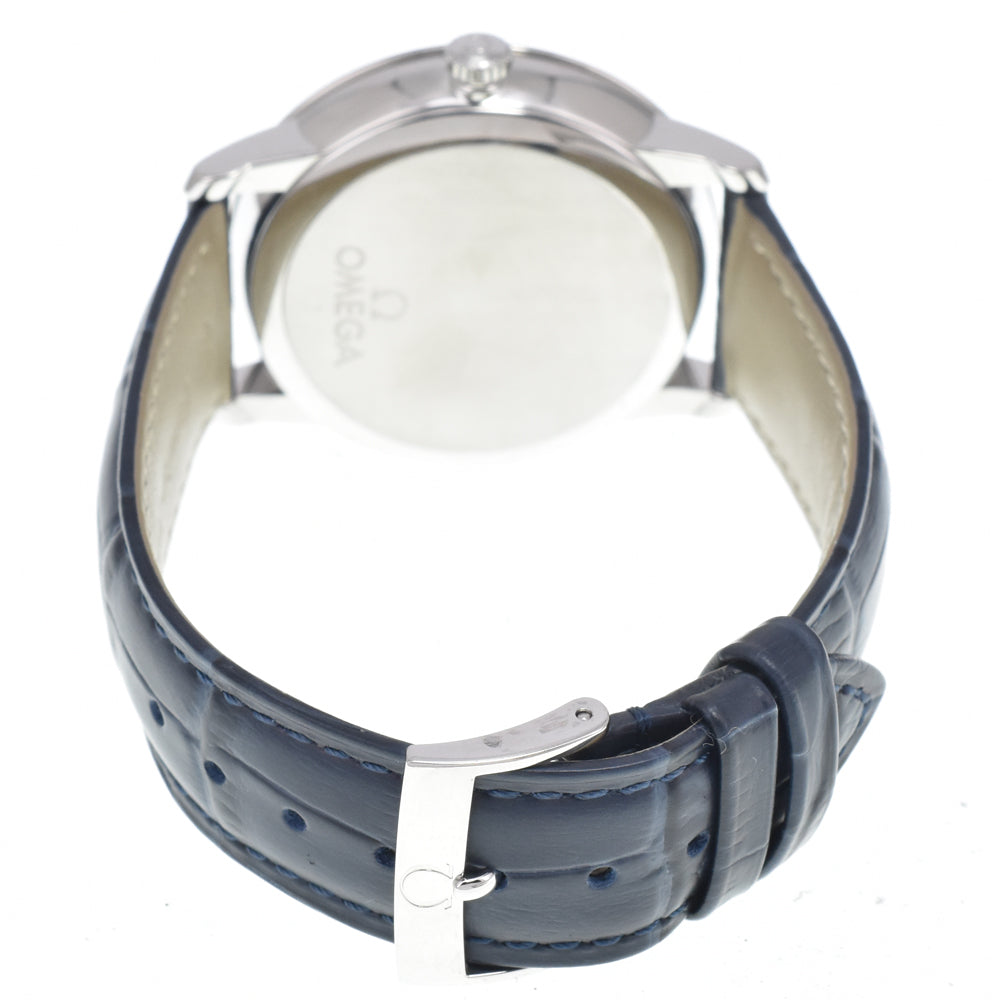 with paper OMEGA De Ville 424.13.40.21.03.001 blue Dial Automatic Men's
 Watch L#151076