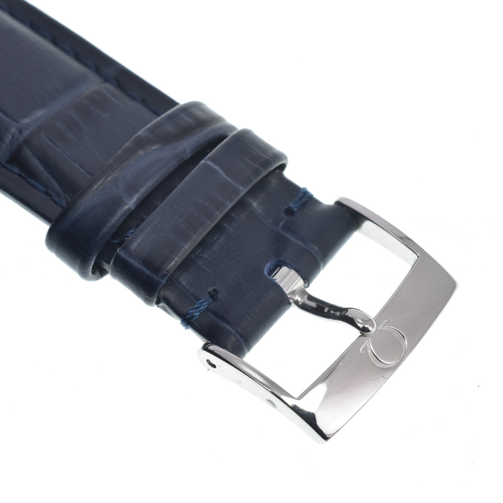 with paper OMEGA De Ville 424.13.40.21.03.001 blue Dial Automatic Men's
 Watch L#151076