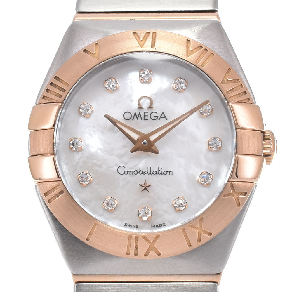 with paper OMEGA Constellation 123.20.24.60.55.003 White shell Dial Quartz Ladies
 Watch M#151077