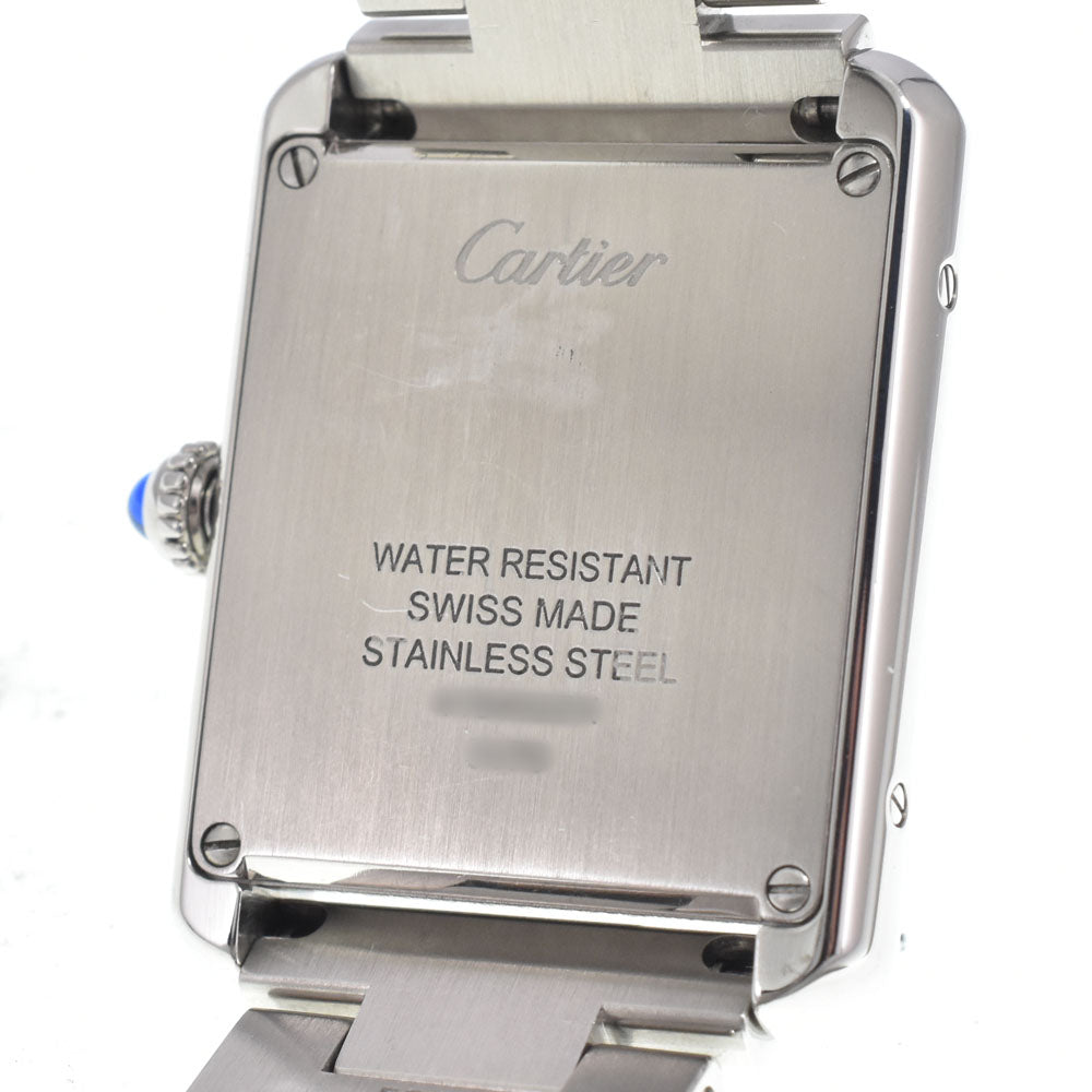 with paper CARTIER Tank solo W5200013 Silver Dial Quartz Ladies
 Watch M#151078