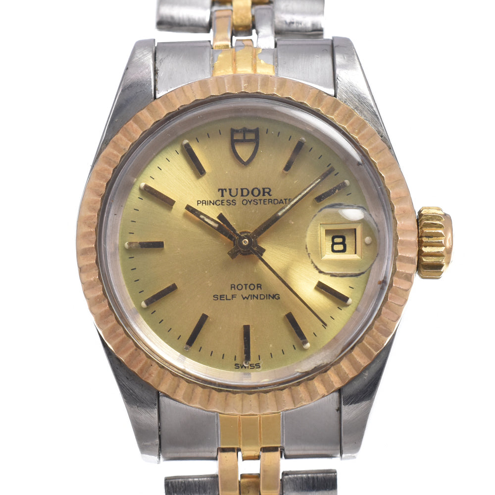 TUDOR Princess Oyster Date 92413 Cal.2671 gold Dial Automatic Ladies
 Watch N#151084