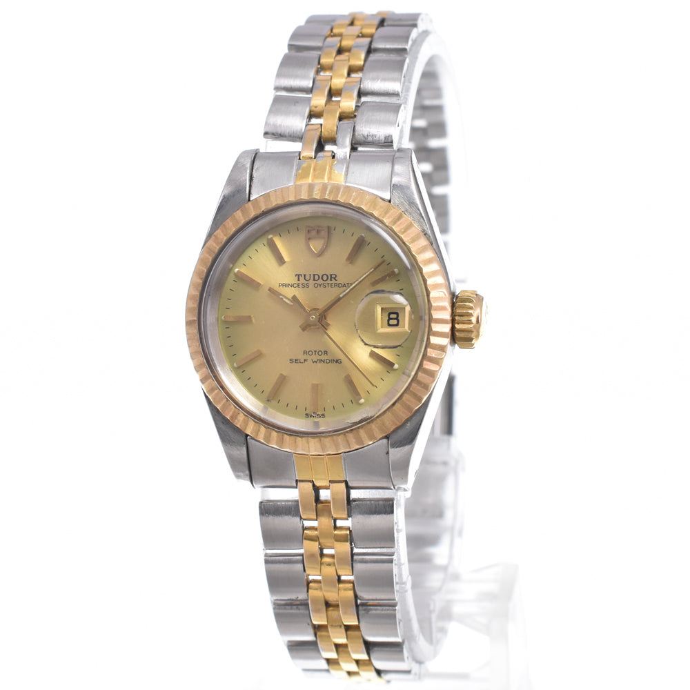 TUDOR Princess Oyster Date 92413 Cal.2671 gold Dial Automatic Ladies
 Watch N#151084