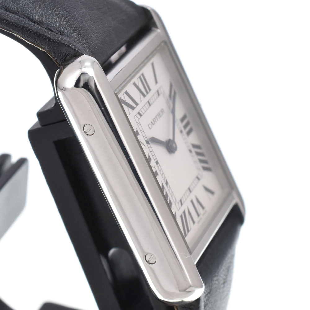 with paper CARTIER Tank solo WSTA0030 Silver Dial Quartz Ladies
 Watch M#151086
