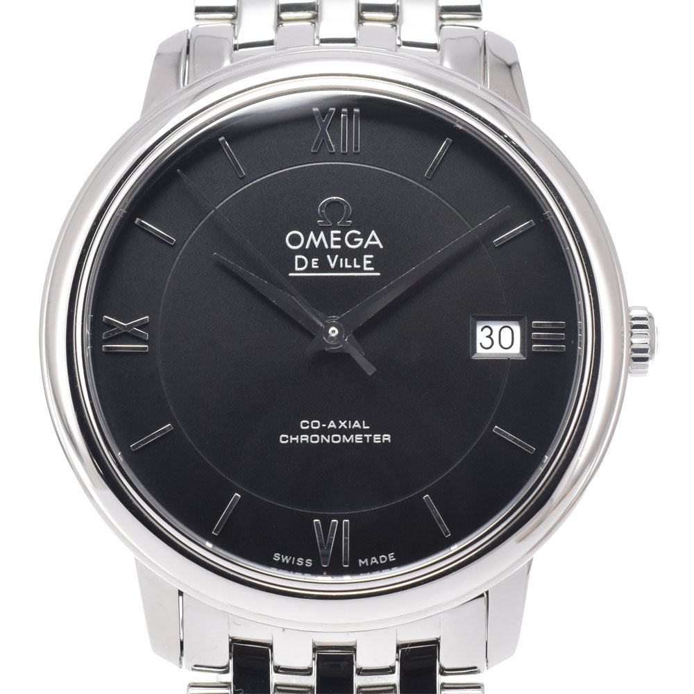 with paper OMEGA De Ville 424.10.37.20.01.001 black Dial Automatic Men's
 Watch L#151087