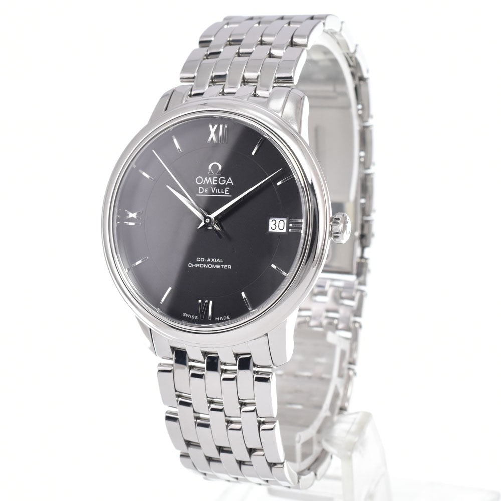 with paper OMEGA De Ville 424.10.37.20.01.001 black Dial Automatic Men's
 Watch L#151087