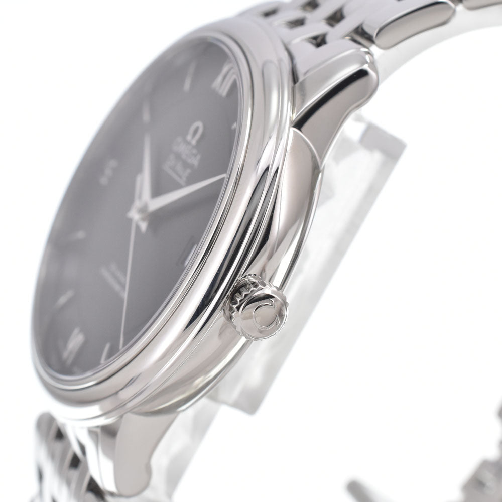 with paper OMEGA De Ville 424.10.37.20.01.001 black Dial Automatic Men's
 Watch L#151087