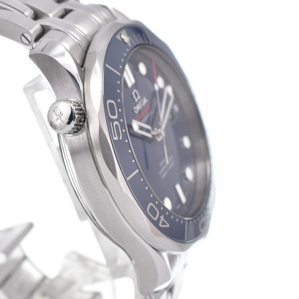 with paper OMEGA Seamaster Diver 300m 212.30.41.20.03.001 blue Dial Automatic Men's
 Watch L#151089