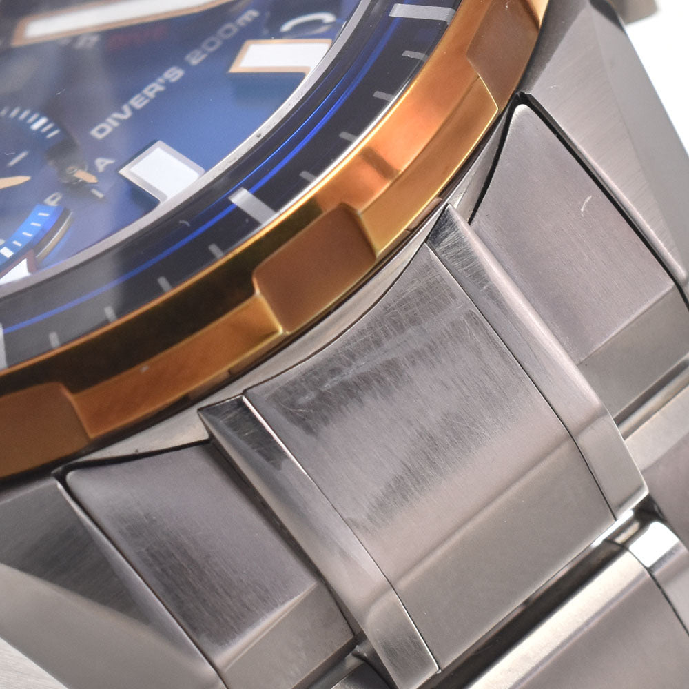 with paper CASIO Oceanus OCW-P2000D-2AJF blue Dial Radio Sync Solar Men's
 Watch M#151091