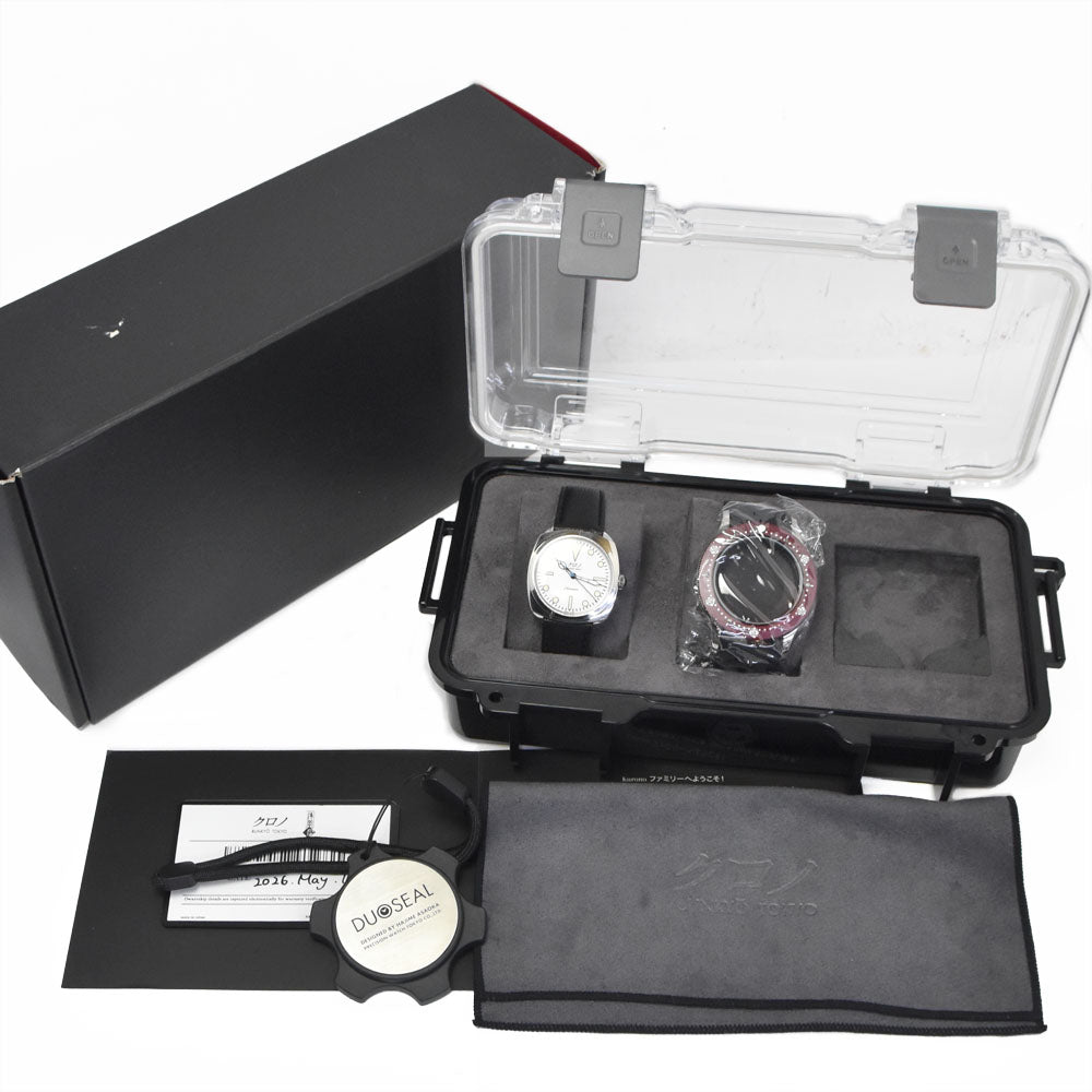 with paper KURONO TOKYO CS034P white Dial Automatic Men's
 Watch M#151095