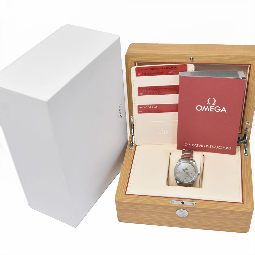 with paper OMEGA Seamaster Railmaster 220.10.40.20.06.001 Co-Axial Master Chronometer gray Dial Automatic Men's
 Watch M#151096