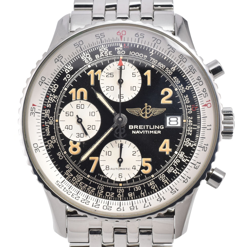 BREITLING Old Navi Timer A13022 Chronograph black Dial Automatic Men's
 Watch O#151098