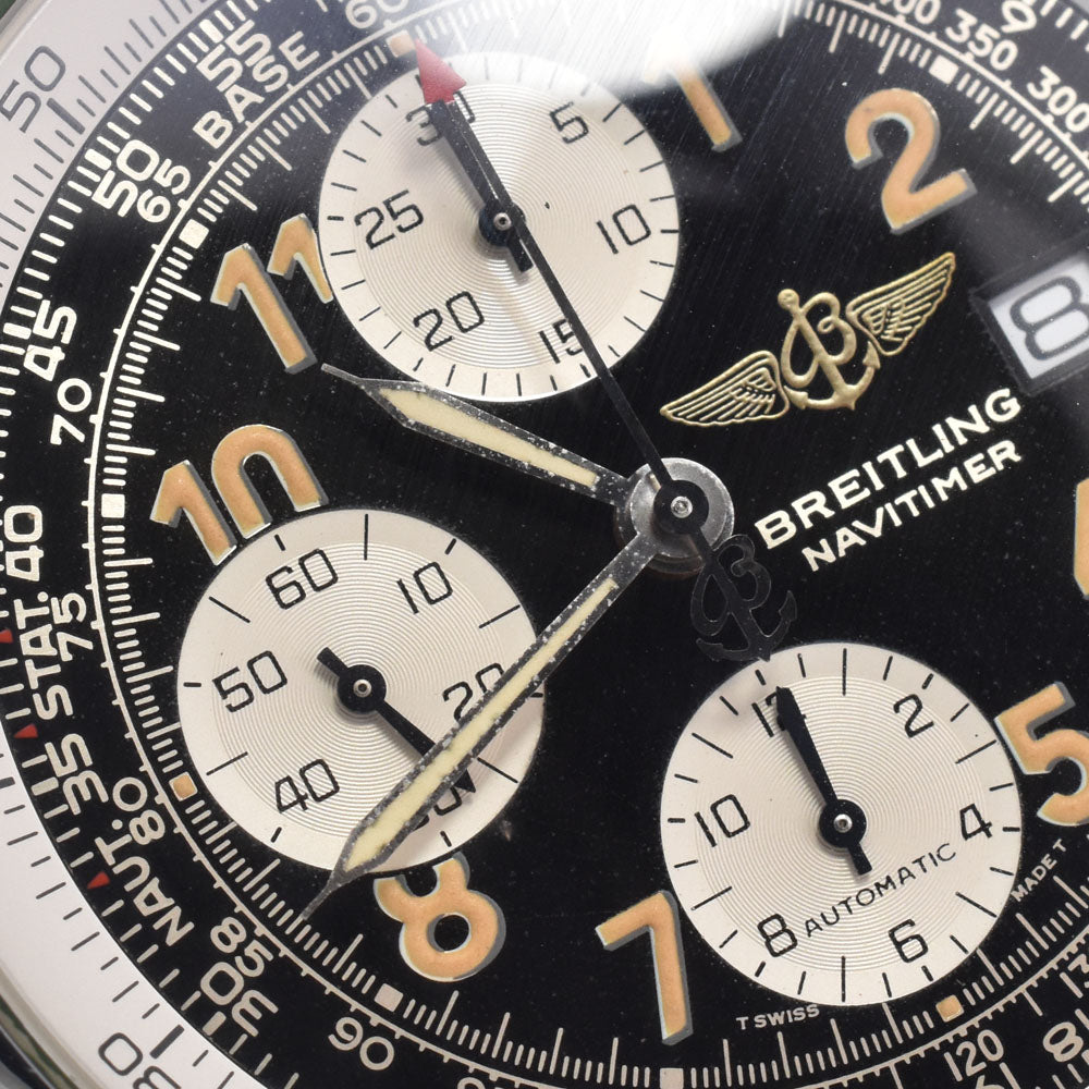 BREITLING Old Navi Timer A13022 Chronograph black Dial Automatic Men's
 Watch O#151098