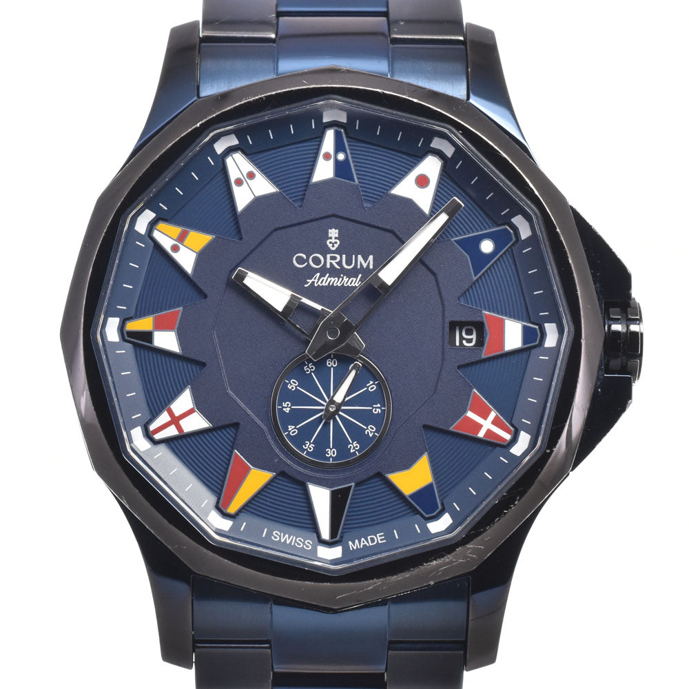 with paper CORUM Admiral 42.395.103/V733AB50 blue Dial Automatic Men's
 Watch N#151100