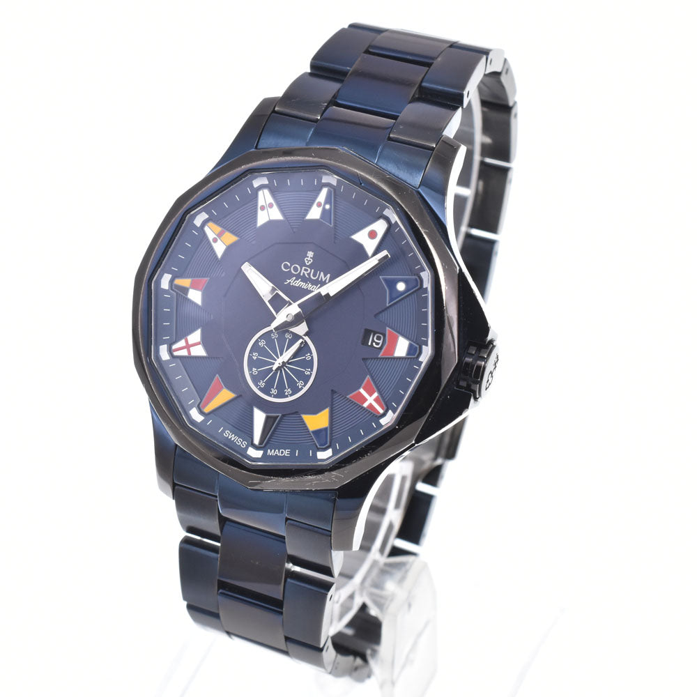 with paper CORUM Admiral 42.395.103/V733AB50 blue Dial Automatic Men's
 Watch N#151100