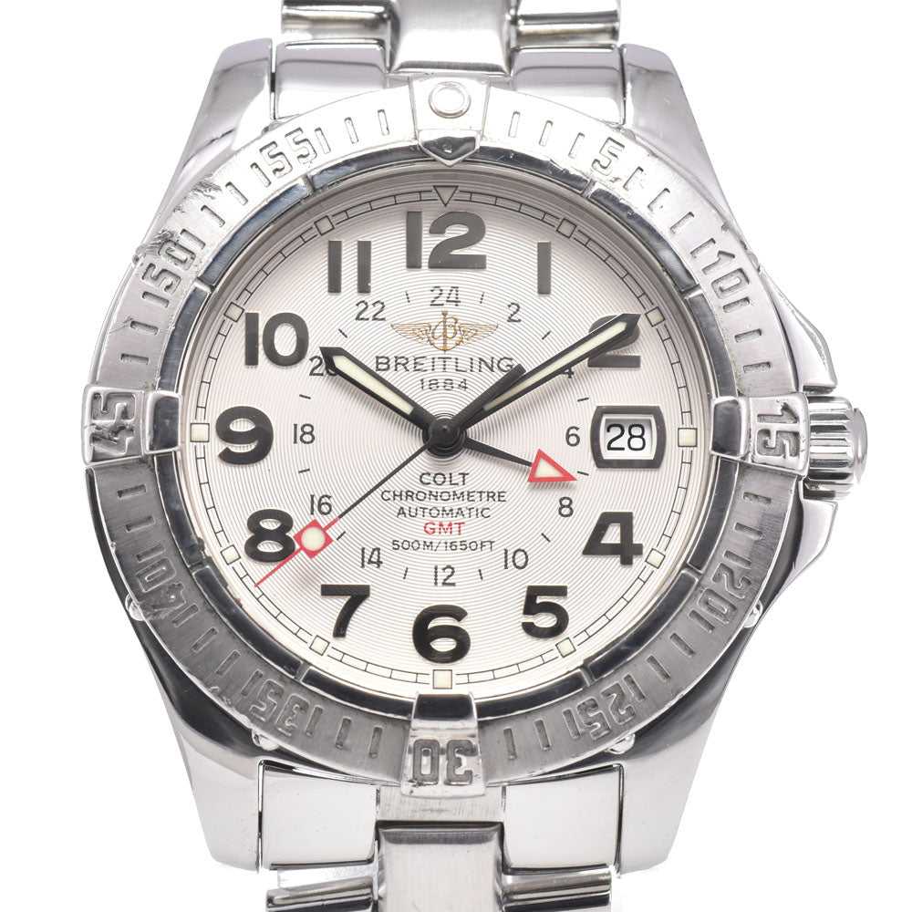 BREITLING Colt A32350 Date GMT Silver Dial Automatic Men's
 Watch O#151102