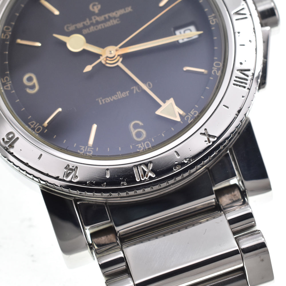 GIRARD-PERREGAUX Traveler 7000 7200 GMT black Dial Automatic Men's
 Watch O#151103